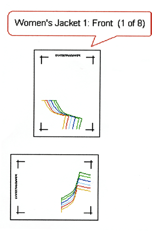 Labe on pattern pages