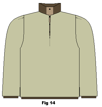Slip the lining onto the jumper/sweater.