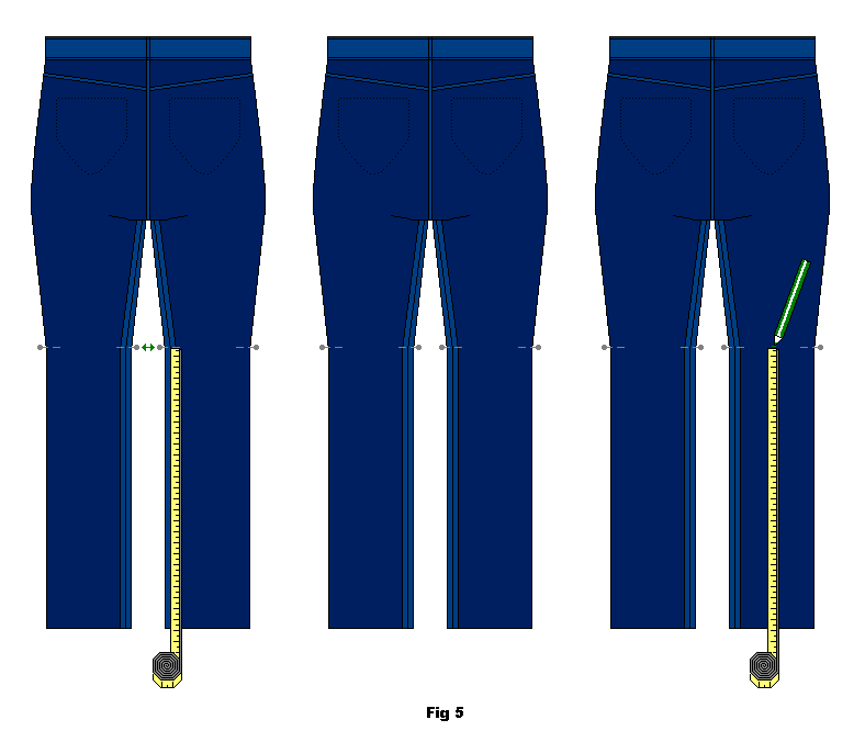 Sewing men's pants with complicated short fly