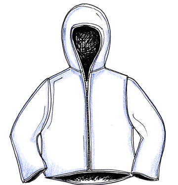 jacket with hood 