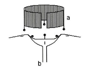 Use sewing pins to mark where to attach collar