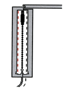 Turn pants to inside and attach zip to single layer of left flap