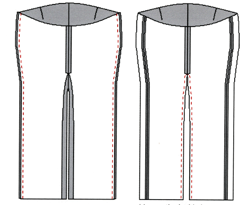 Sew inside and outside leg seams