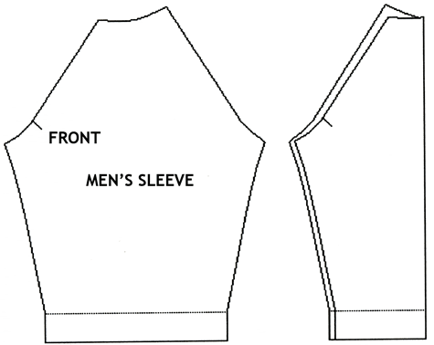Sleeve in one piece